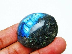 誠安◆天然石最高級品ラブラドライト原石[T703-4151]