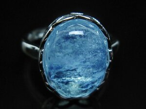 . cheap * natural stone top class goods aquamarine ring (13 number )[T367-6463]