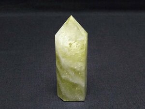誠安◆天然石高級品シトリン水晶六角柱[T61-12894]