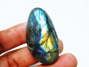 誠安◆天然石最高級品ラブラドライト原石[T703-4355]