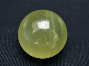 誠安◆天然石最高級品シトリン水晶丸玉 28mm [T318-5481]
