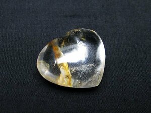 誠安◆天然石最高級品ヒマラヤ水晶ハート置物[T387-13644]