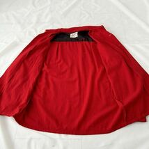 50s Skyline BOX wool shirt スカイライン ボックス ウールシャツ 長袖 赤 無地 ビンテージ （ 50年代 ロカビリー ドリズラー ファラオ 40s_画像3