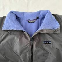 グレー 三角タグ 80s Patagonia USA製 シェルドシンチラ ナイロンシェルジャケット M ビンテージ （ 80年代 パタゴニア 初期 90s オールド_画像8