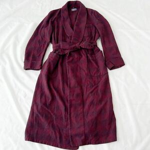 オンブレチェック 50s PENDLETON ウール ガウン カーディガン ビンテージ （ 50年代 ペンドルトン vintage シャツ 40s ショップコート 60s