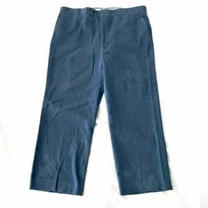  rare color 70s HAGGAR corduroy work pants ko-z wide buggy W40 L30 big size Vintage ( 70 period slacks 60s 50s