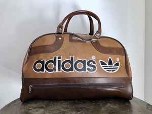  Adidas PETER BLACK ( Peter черный ) производства редкостный Logo модель сумка "Boston bag" ( Англия производства ) Vintage adidas Kimutaku Kimura Takuya 