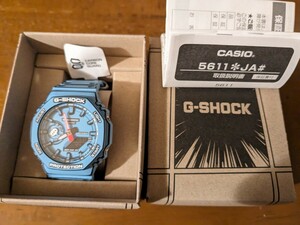 新品未使用品 カシオ G-SHOCK GA-2100MNG-2AJR MANGA THEME ブルー マンガテーマ CASIO Gショック 漫画