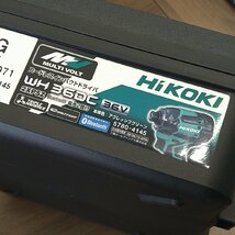 ＄新品・未使用品【 新型 HiKOKI ハイコーキ 36Vインパクトドライバ WH36DC 2XPSZ フルセット Bluetooth搭載蓄電池 電動工具 】KH12054_画像3