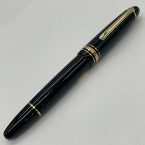 ω美品【MONTBLANC モンブラン 万年筆 マイスターシュテュック No146 ペン先 4810 14K 14金 ゴールド 筆記用具 ブラック ビジネス】TK2422