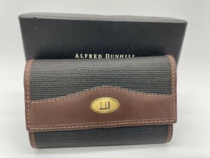 ∞.綺麗【ダンヒル dunhill キーケース キーリング FD500 6連 ブラウン ブラック メンズ 箱 ギャランティ付き】OK17315