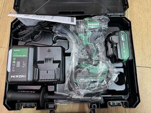 〓 未使用品【HiKOKI ハイコーキ コードレスドライバドリル DS18DC 2XPZ 純正バッテリー2個+充電器 工具 DIY 人気シリーズ 】HO9646