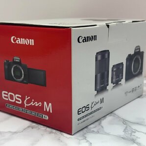 ♪綺麗【Canon ミラーレス一眼カメラ EOS Kiss M ダブルズームキット ホワイト フードおまけ付き 】OK17432の画像10