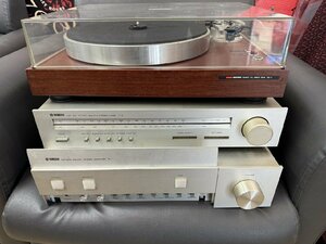 = rare goods [MICRO micro DQ-5 record player turntable Yamaha A-1 T-4 amplifier set Vintage ]HO9687