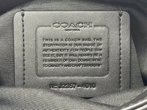 ♪綺麗【コーチ メンズ バッグ ショルダーバッグ COACH 4010 チャコール×ブラック シグネチャー ヒューストン スムース レザー　】OK17465_画像7