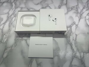 ♪【アップル(Apple) MME73J/A AirPods (第3世代) ワイヤレスヘッドフォン MagSafe充電ケース　】OK17503