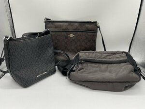 ∞大人気【コーチ COACH F58297 マイケルコース MICHAEL KORS BA-1903 ショルダーバッグ ポーター ウエストバッグ 3点 まとめ】HM780