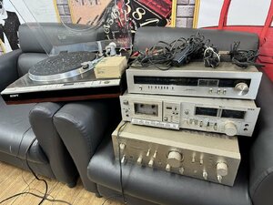 〓 希少品【PIONEER パイオニア A-500 アンプ 他ターンテーブル等 セット オーディオ機器 ヴィンテージ 岡山市直接引取歓迎】HO9743