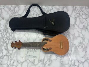 ! beautiful [ ukulele Ovation / Applause UA-20H soft case & with strap . stringed instruments Brown color ]OK17743