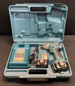 §【makita/マキタ 充電式インパクトドライバ 6990D 9.6V バッテリー 充電器 ケース付 電動工具 】P01209