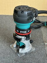 #綺麗 使用僅少【RYOBI リョービ 電子トリマー TRE-60V 無段変速 Trimmer 社外ビットセット付 ルーター KYOCERA】NA01544_画像4