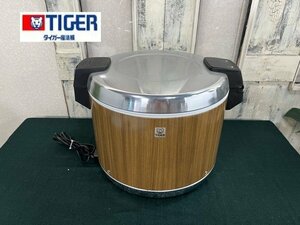 §綺麗【 TIGER タイガー 電子ジャー JHA-5400 2020年購入 業務用 炊飯器 保温専用 米飯容量 5.4L 3升 木目 釜なし】P05096