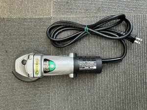 #極美 保管品【HITACHI 日立工機 G 10MH 100mm 電気ディスクグラインダ 100V 切断 各種研磨作業 汎用 砥石付】NA01517