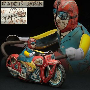 UT763 当時物「MIYAMAE」ブリキ 「コメット オートバイ」昭和レトロ 古玩具 日本製