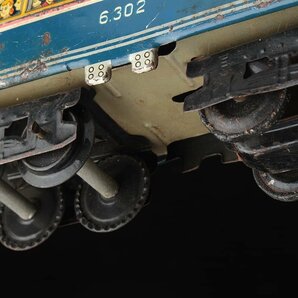 UT760 当時物【HADSON】日本製 ハドソン フリクション式 路面電車「6.302 HAPPY SPEED CAR」幅27.5cm 重275g 古玩具の画像9