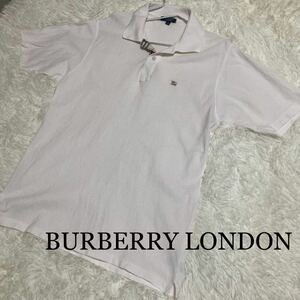 BURBERRYLONDON Burberry London рубашка-поло noba проверка шланг Logo вышивка белый кнопка печать за границей производства размер M довольно большой 