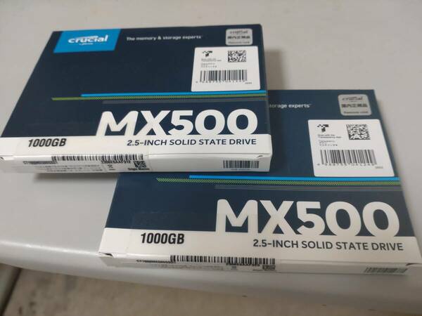 CT1000MX500SSD1/JP　2個　未開封