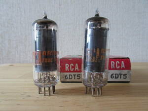 RCA 6DT5　　２本セット　　小型アンプの出力管にどうぞ！！