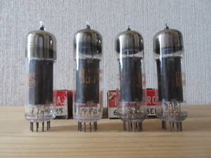 RCA 6EM5　　４本セット　　小型アンプの出力管にどうぞ！！ 
