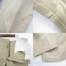 ★USA製★ サイズ W40 L30 Dickies ワーク パンツ 圧着タグ TALONジップ カーキ ディッキーズ 古着 ビンテージ 4M0903_画像6