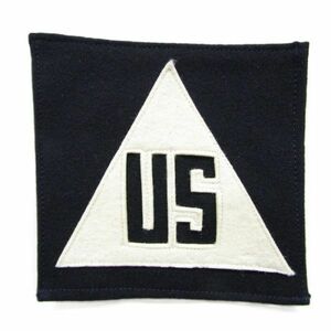  the US armed forces WW2 US Non Combatant Patch Felt patch felt badge small articles . interval dead stock old clothes Vintage military 4M1809