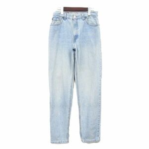 00s ★USA製★ Levi's 550 サイズ 10MIS L テーパード デニム パンツ ジーパン ジーンズ ライト ブルー リーバイス 古着 ビンテージ 4M1908