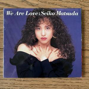 国内盤　CD 松田聖子 / We Are Love CSCL 1569 初回　デジバック