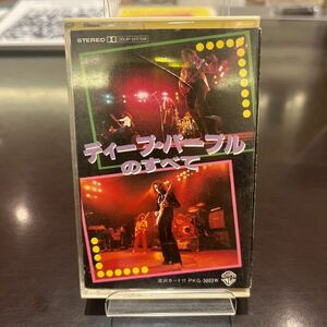  rare! analogue * cassette 1970 period Deep Purple / deep * purple. all Best 16 the best record Highway Star lyric card attaching .