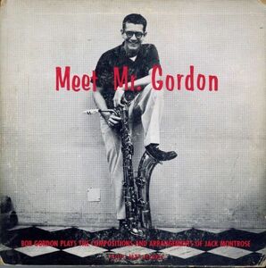 54年 US10インチ！DG 深溝 MONO盤 Bob Gordon Quintet / Meet Mr. Gordon【Pacific Jazz / PJ LP-12】Joe Mondragon , Billy Schneider