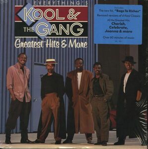 シュリンク&ハイプ付き 米オリジLP！Kool & The Gang / Everything's Kool & The Gang Greatest Hits 1988年 Mercury 834 780-1 ベスト盤