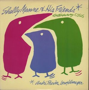 1986年米リイシューLP！Shelly Manne & His Friends / Shelly Manne & His Friends Vol.1 1956年作 Original Jazz Classics OJC-240 Piano