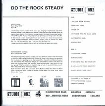 ジャマイカ盤LP！The Termites / Do The Rock Steady【Studio One / SOL 9003】ターマインズ Lloyd Parks レゲエ ロックステディ Reggae_画像3