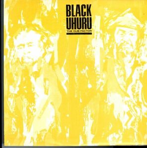 83年 ジャマイカ盤LP！Black Uhuru / The Dub Factor【Island / MLPS 9756】ブラック・ウフル Sly & Robbie プロデュース レゲエ ダブ