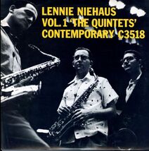 USプレスLP！Lennie Niehaus / Vol.1 'The Quintets'【Original Jazz Classics / OJC-319】レニーハウス Shelly Manne , Hampton Hawes_画像1