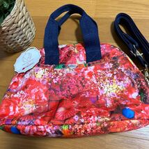 【新品即決】レスポートサック×蜷川実花ショルダーバッグ LeSportsac 2WAY バッグ トートバッグ 2way 鞄 ハンドバッグ 限定品廃盤品_画像2