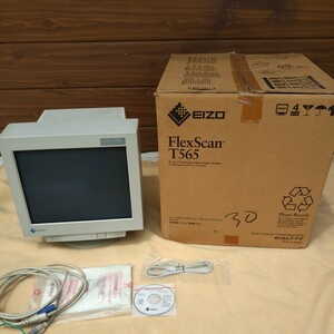 EIZO Flexscan T565 CRT 17 type PC Flat monitor PC monitor origin box attaching 