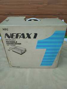 NEC NEFAX1 facsimile origin box attaching lack of equipped Junk beautiful goods 