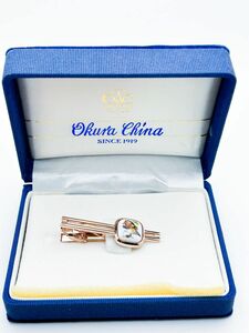 Okura China オシドリ柄　ネクタイピン