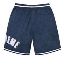 Supreme Ultrasuede Mesh Short Navy Sサイズ　シュプリーム ウルトラスウェード メッシュ ショーツ ネイビー_画像2