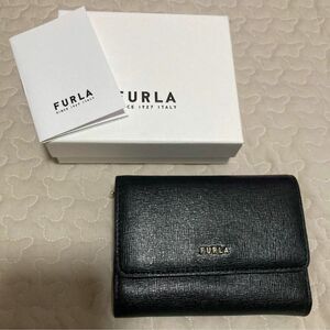 FURLA フルラ 三つ折り財布 ウォレット 財布 ブラック